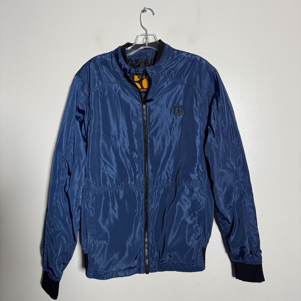 BOSS‎ Orange Limited Edition Blue Bomber Jacket Mens Large Lightweight Casual